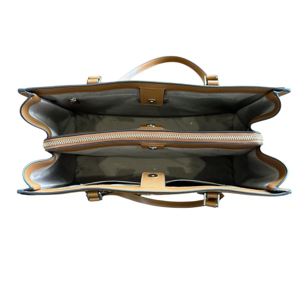 kate spade Brown Leather Laptop Tote